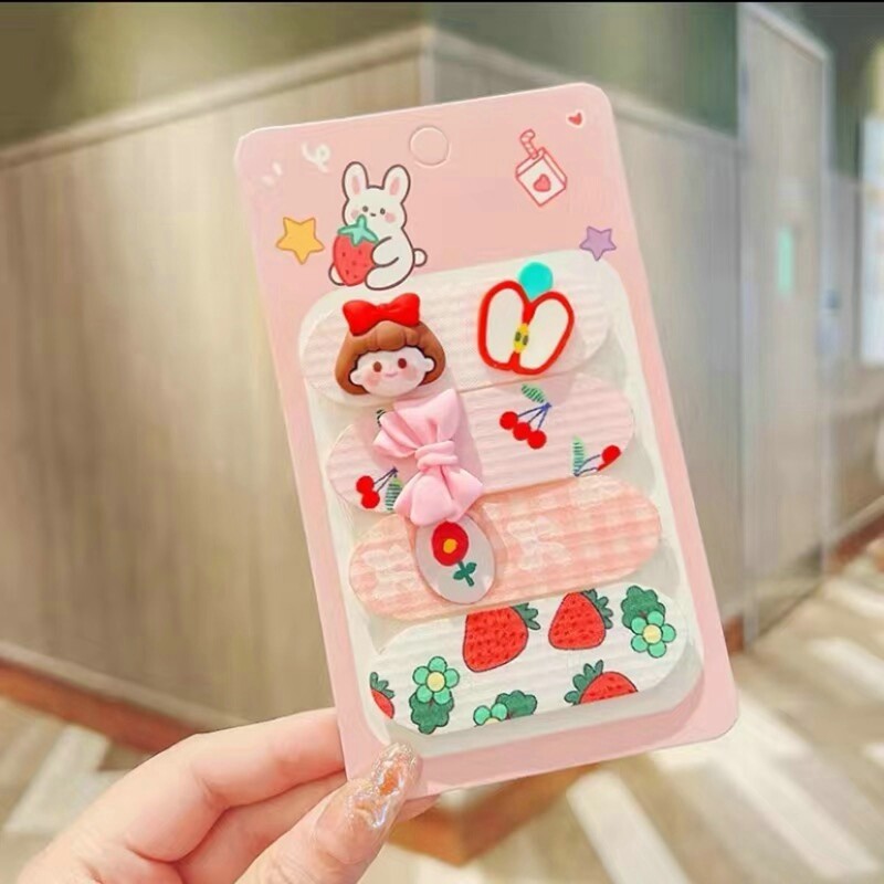 MJartoria Children's Hair Clips Bangs Magic Stickers Finishing Girls' Hair Posts