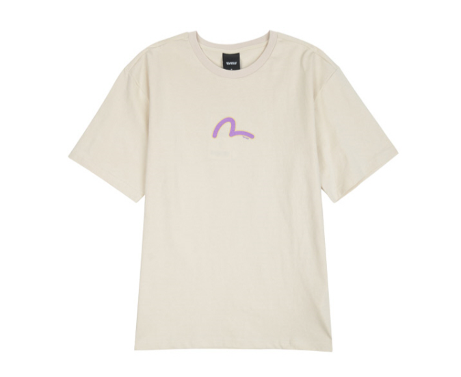 [EVISU KOREA]  100％ Authentic Hills metal loose fit Short-sleeve T-shirt