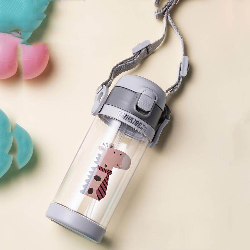 2Pcs Lid BPA Free New Baby Training Bottle Infant Leak-Proof Cup Drinker Toddler Anti-fall Water Bottle Kid Healthy Drink Kettle