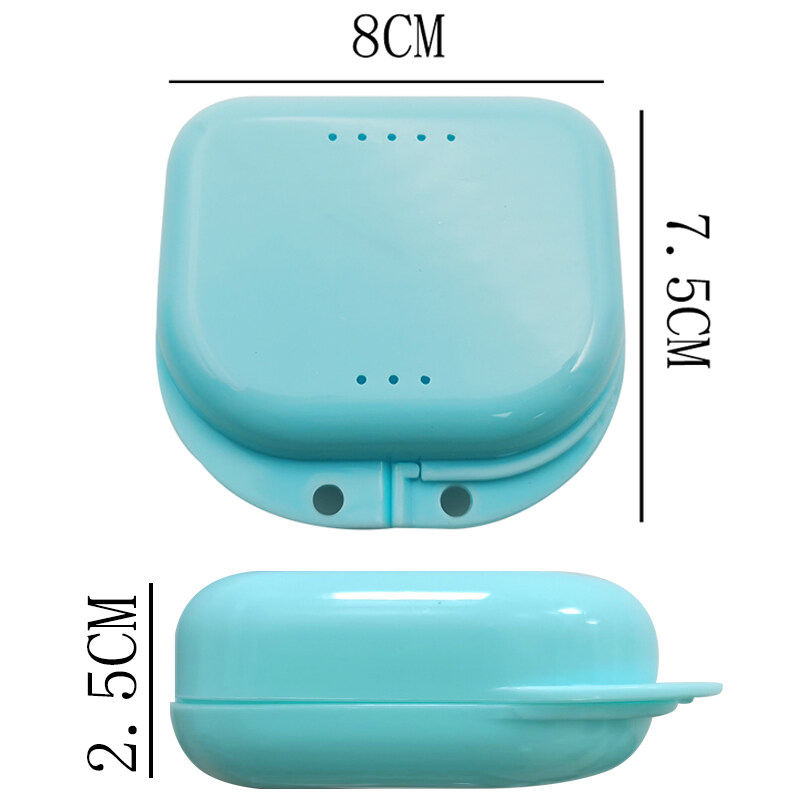 Dental Case Teeth Storage Box Dental Retainer Mouth Guard Plastic Box