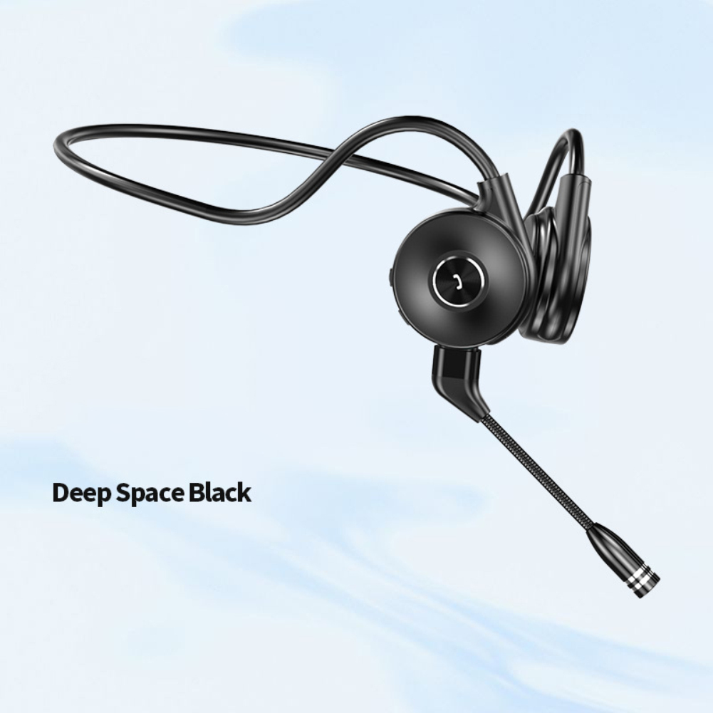 NicEseed M1 Bone Conduction Headphones Bluetooth-compatible 5.0 Wireless Sports Earphones Dual Microphone Noise Cancellation Headset