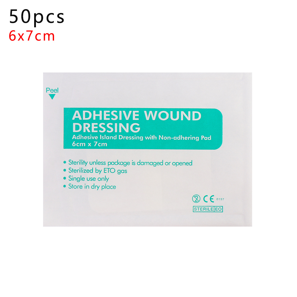 【In Stock】10/50/100Pcs Emergency Waterproof Material Wound Hemostasis Aid Bandage Adhesive Plaster Breathable Bandage-Aids Wound Dressing Band Sticker Bands