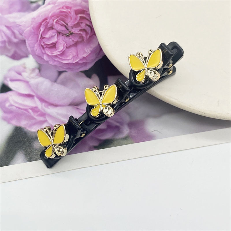 MJartoria New Double-Layer Bangs Clip Hairpin Side Clip Braided Hair Clip Hair Accessories