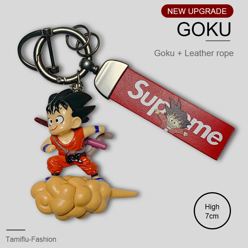 Anime Cartoon Keychain Childhood Goku Cute Keychain Bag Ornament
