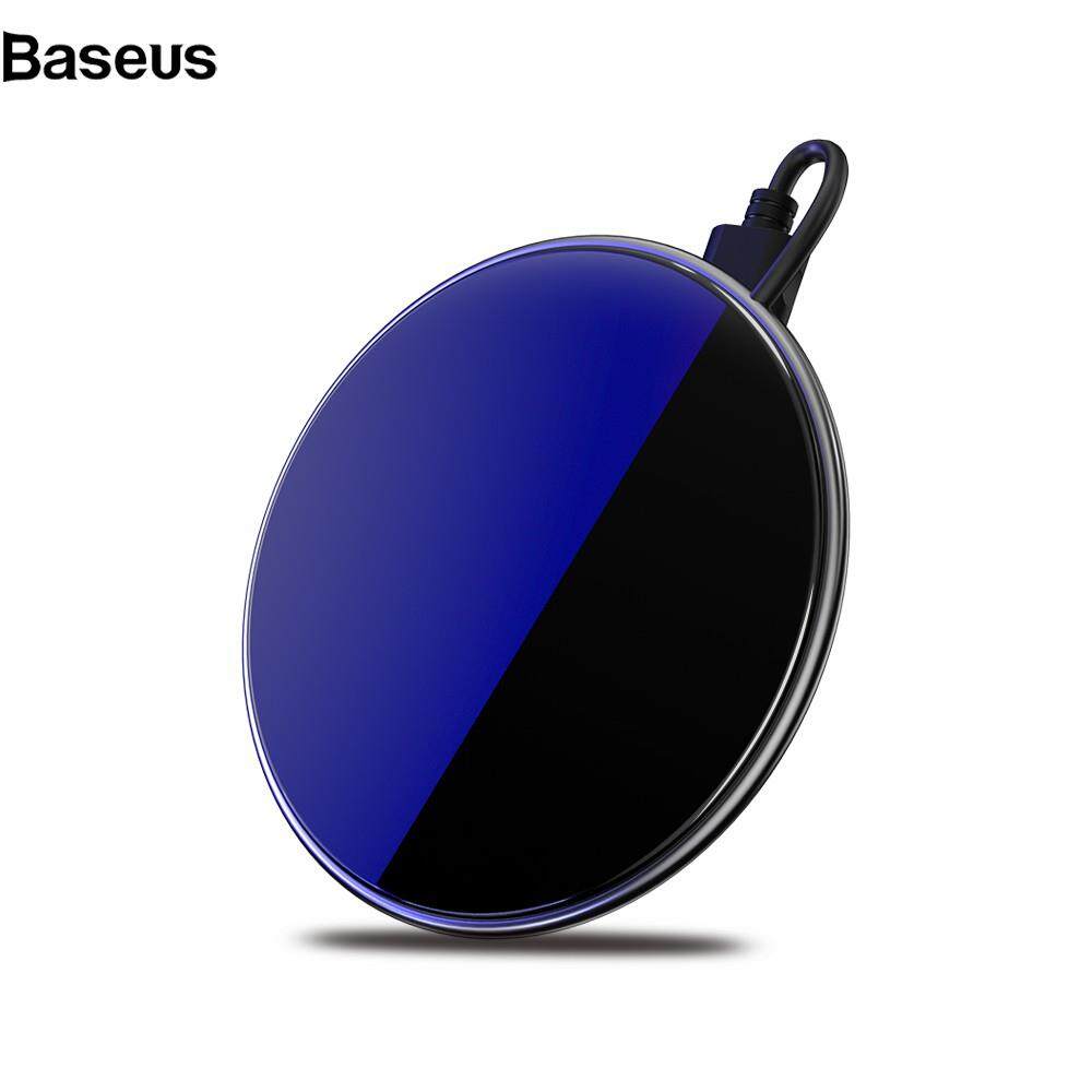Wireless Charger ESSAGER 10W Ultra thin Wireless Charger Round Wireless Charging Pad for iPhone Xiaomi Samsung