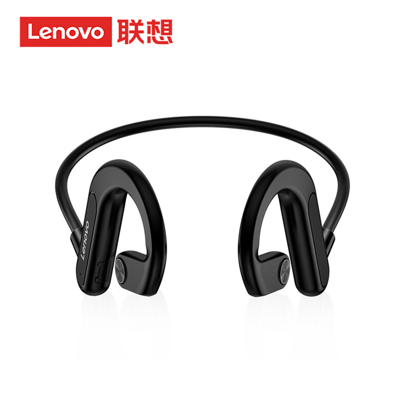 Lenovo X3 Bone Conduction Bluetooth Earphone Sweatproof Sport Stereo Neck Over Ear Headset Support IOS Andorid for Running Riding Wireless Bluetooth 5.0 Headphones