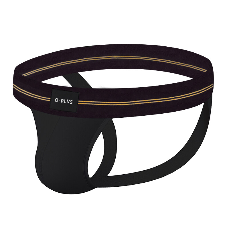 CMENIN ORLVS (1 Pieces) Modal Sexy Men Underwear Mens Jockstrap Breathable Thongs And G strings Quick Dry Lingerie OR6108