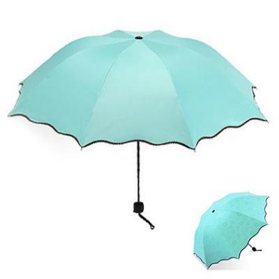 Elitrend [Magic Blossom] Umbrella / Anti-UV / UPF50 / Compact / Lightweight / Tri-Fold