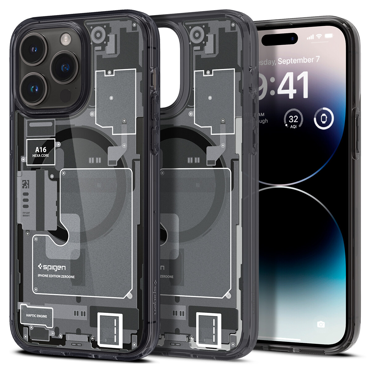 SPIGEN Case for iPhone 14 Pro Series [Ultra Hybrid Mag Fit] Keep its Own Clarity with Durable Protection, for MagSafe / iPhone 14 Pro Max Case / iPhone 14 Pro Casing