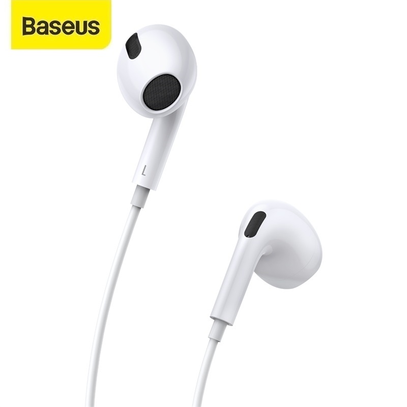 Baseus Encok H17 3.5mm Wired In-Ear Lateral Earphone Earpiece Headset Headphone Volume Control Mic