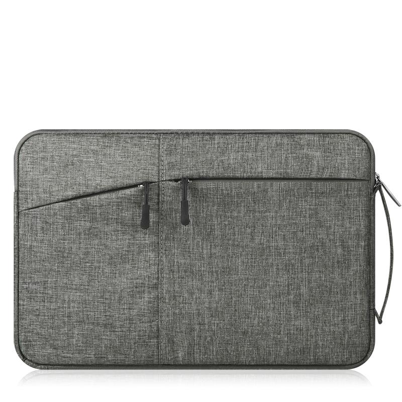 tomtoc Versatile A13 Laptop Sleeve & Accessory Pouch For 14" New MacBook Pro | Black / Gray