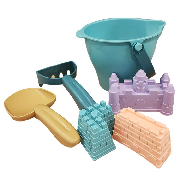 Beach Bucket Toy Beach Toys with Castle Molds Sand Molds for Toddlers Beach Shovels Rakes Tool Kit Includes Beach Pails Sand Buckets and Sand Shovels Set Outdoor Beach Sand Toys for Boys Girls typical