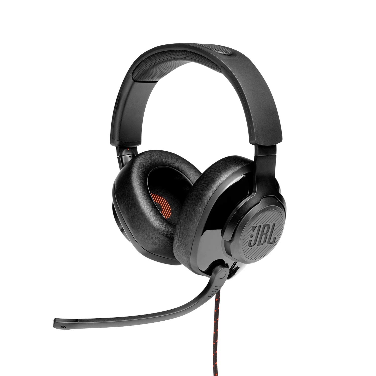 JBL Quantum 200 Wired Headphone With Mic | Over Ear Gaming Headphone | 1 Year Official Warranty