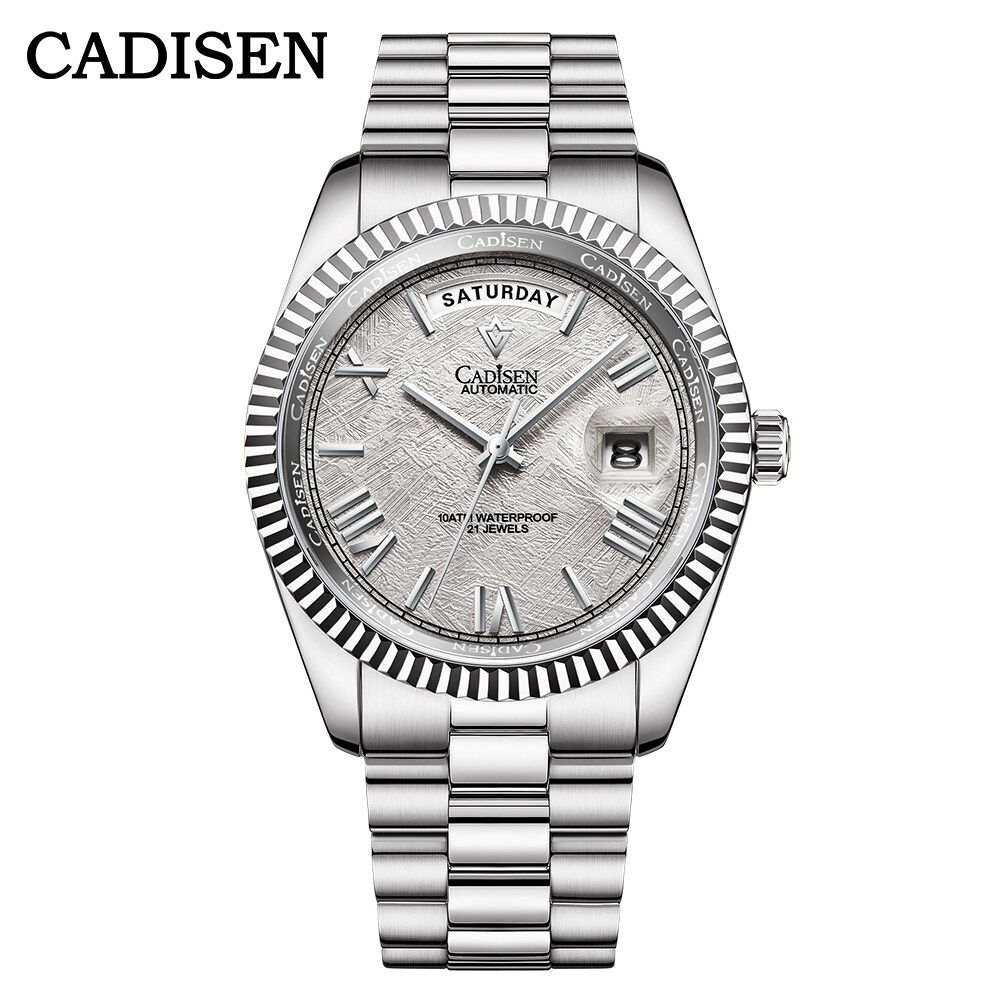 CADISEN Automatic Watch Men Sport Top Brand luxury Mechanical WristWatch Mens 2021 Stainless Steel Waterproof MIYOTA 8285 Clock