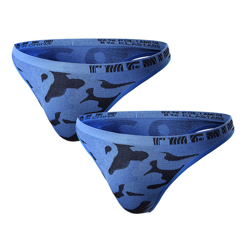 CMENIN Brand 2Pcs Nylon Patchwork Breathable Men Underwear Thongs Men Jockstraps Ins Style Jockstrap Mens Thongs G strings Man CM104