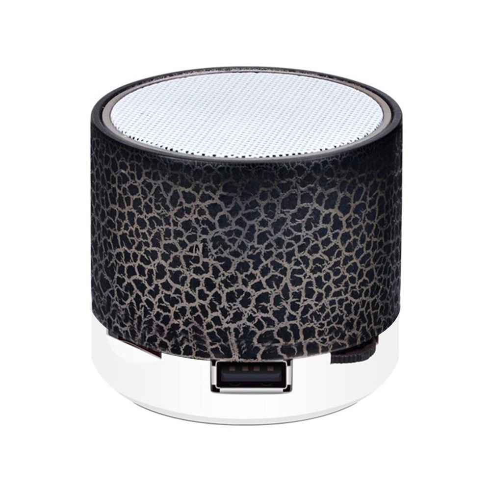 VAORLO Portable S10 Cracks Mini Bluetooth Wireless Speaker With LED Lights Support USB / TF / BLUETOOTH