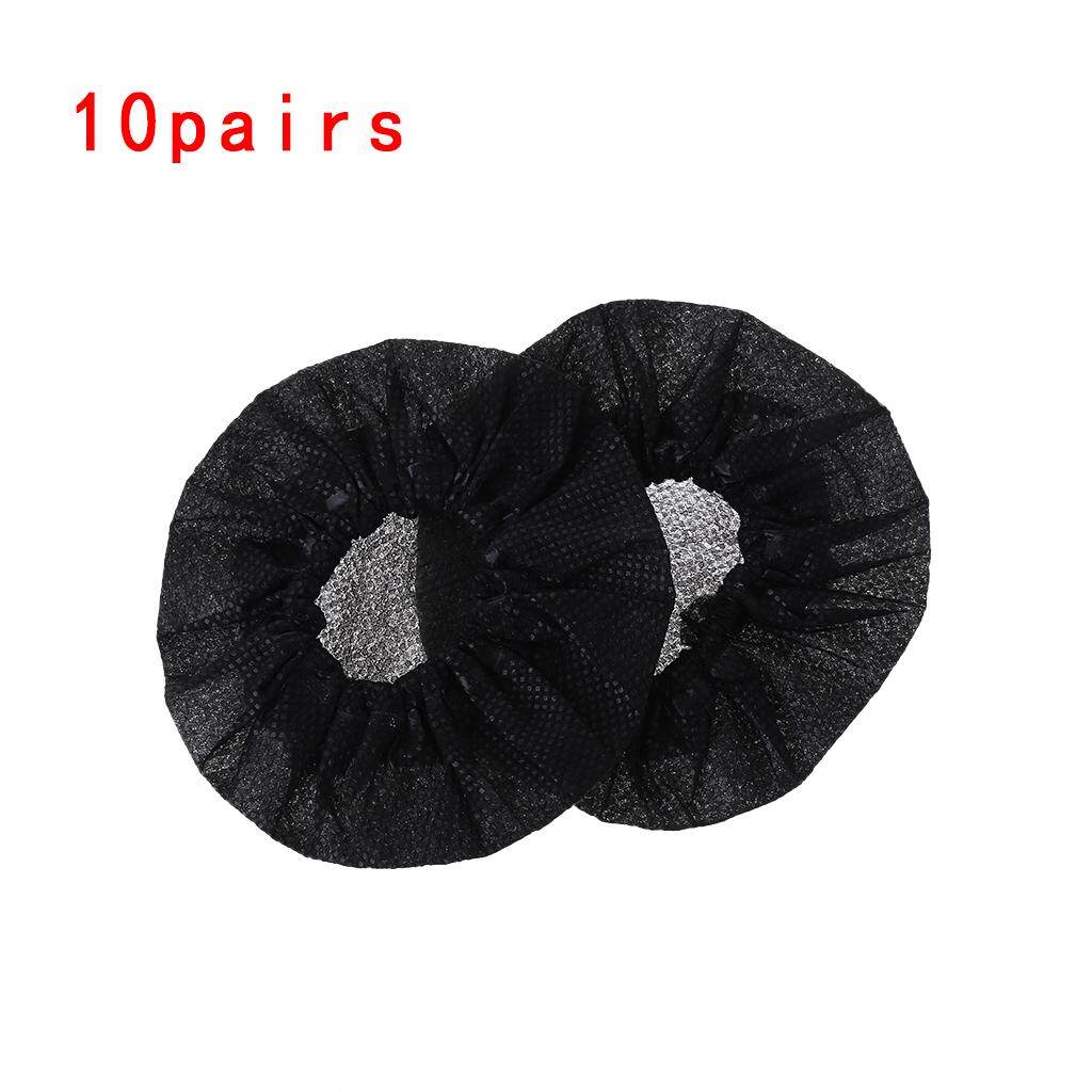 Audio Gool 10Pair Disposable Non-woven Microphone Cover Removal Windscreen Protective Mic Cap Pad for KTV Karaoke Supplies