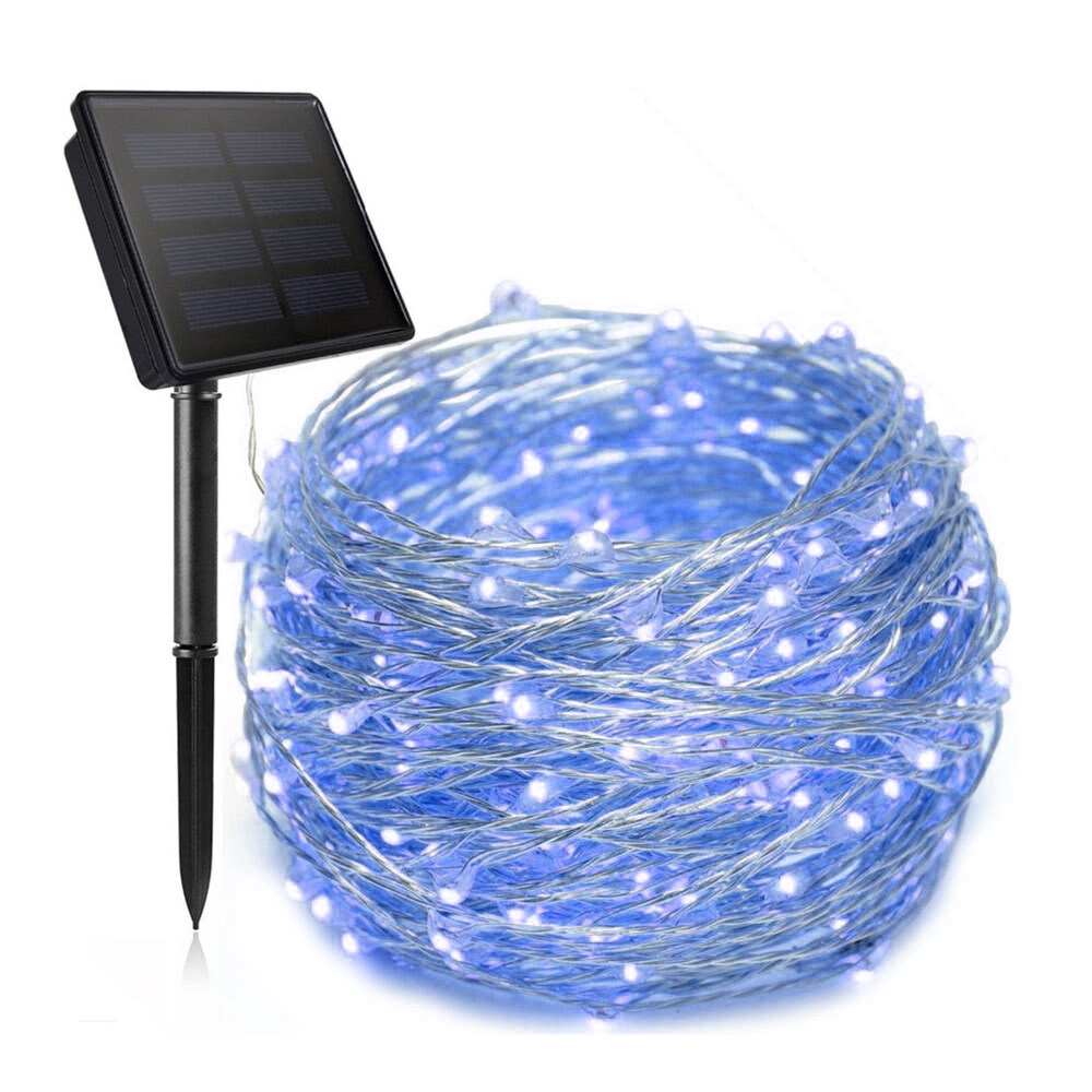 Solar Fairy Lights Xmas Tree Light LED String Lights7/32m 50/300 LED 8 Modes Outdoor Starry Lights Waterproof IP65 Christmas Halloween Decorative Lights Solar Garden Light