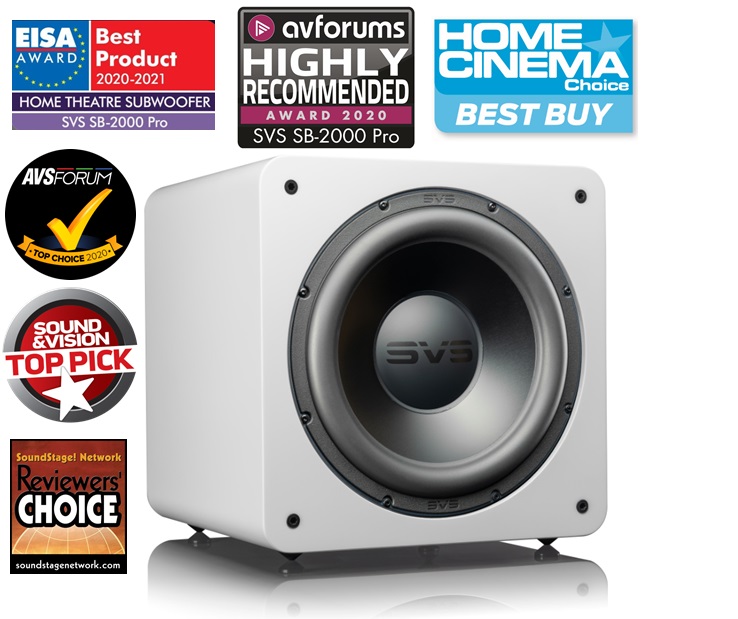 SVS SB-2000 Pro Subwoofer (Piano Gloss White, Piece)