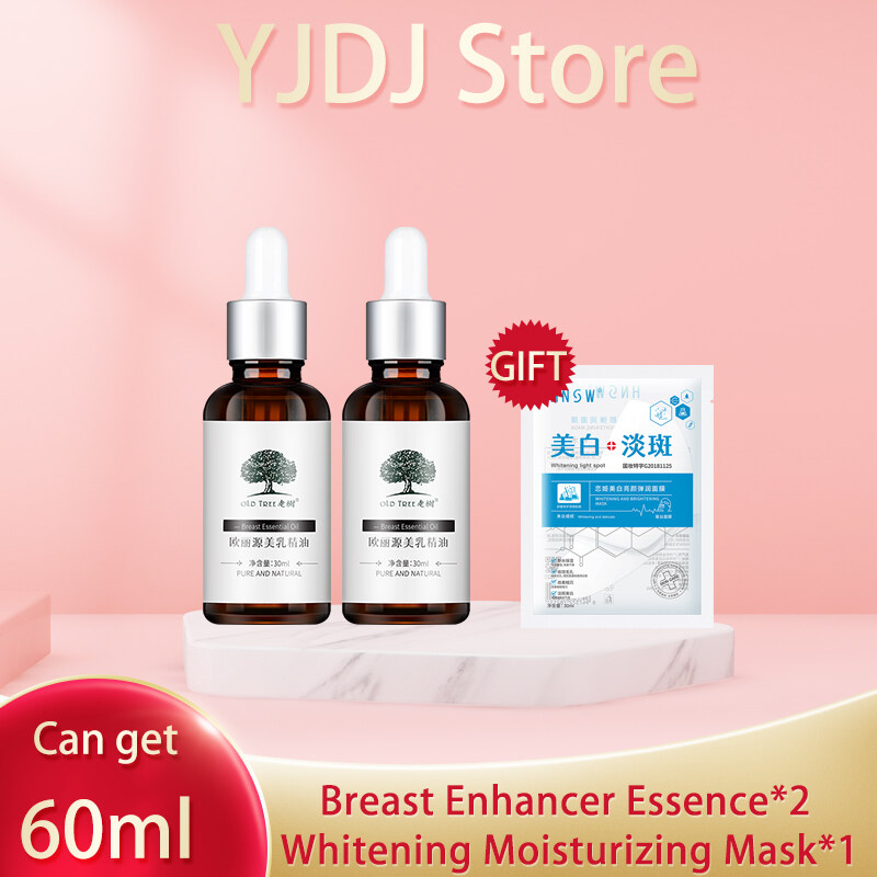 YJDJ Store Breast Plumping Essential Oil 30ml Beauty Breast Enhancer Massage Oil Breast Enlargement Attractive Size Up Enlarge Firming Bust Breast Up Firming Oil