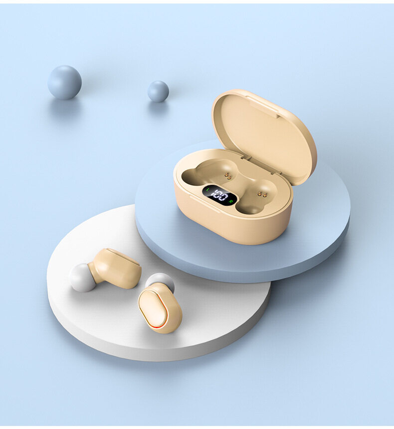 Vitog Original A6S E6S Wireless Bluetooth Earphone with Mic,Touch Noise Reduction TWS Wireless Earbuds for Working Out,E7S HD Call Low Delay Waterproof Bluetooth Headset for Huawei iPhone Xiaomi Realm