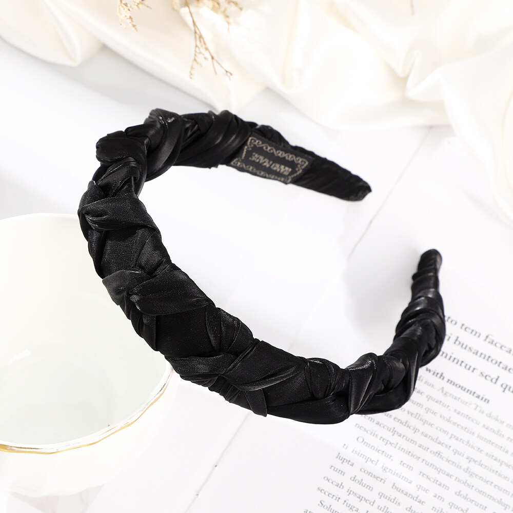 1pc Fashion Korean Style Headband Simple and Fresh Temperament Braided Wide-brimmed Hairband Hair Accessories for Women