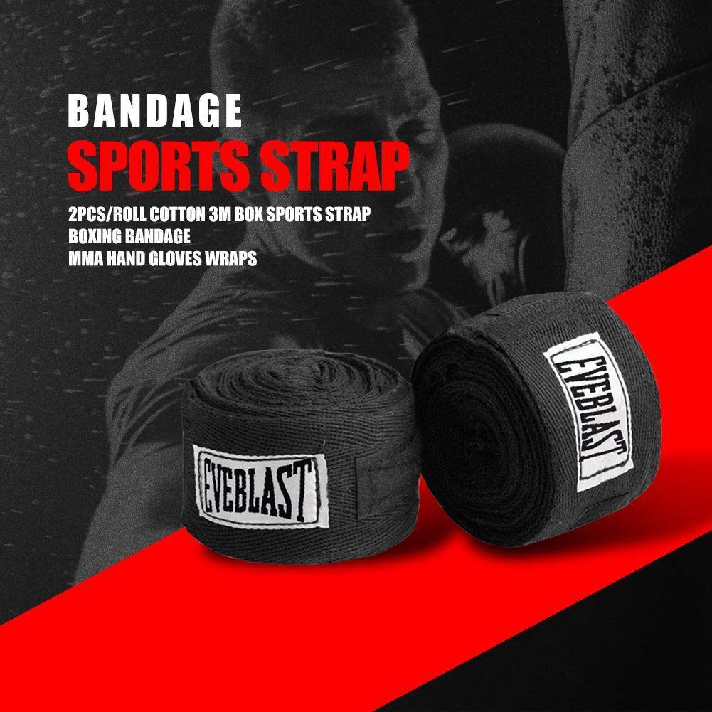 [HOSPORT] 2pcs/roll Cotton 3m Box Sports Strap Boxing Bandage Sanda Muay Thai MMA Taekwondo Hand Gloves Wraps