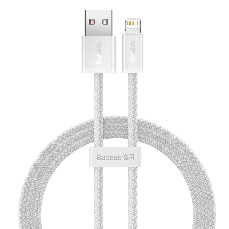 Baseus 2.4A USB Cable For iPhone 14 13 12 11 Pro Max XS XR 8 7 Fast Charging Cable Data Wire Cord