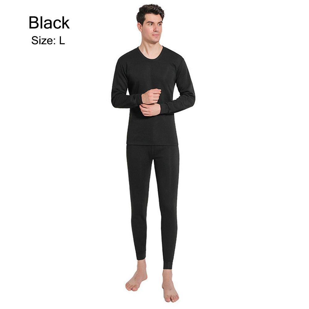 BETTERFORM Thermal Clothes Ultra Soft Fleece Lined Warm Thermal Underwear for Men Top and Bottom Set Men's Thermal Underwear Set Men's Long Johns Set
