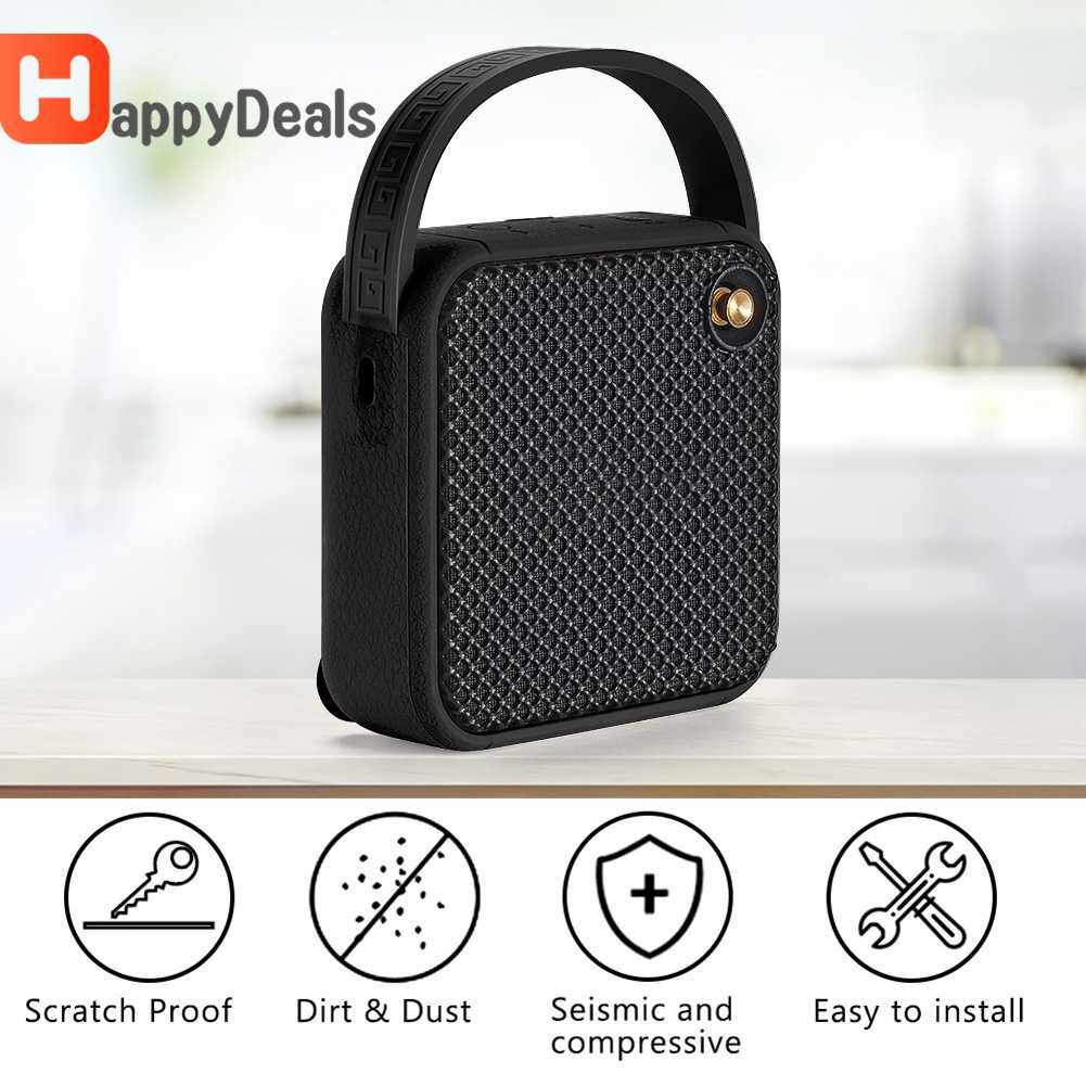 Soft Silicone Protector Sleeve Anti Scratch Lightweight Bluetooth-compatible Speaker Cover Shock Absorbing Speaker Cover Protector for Marshall Willen