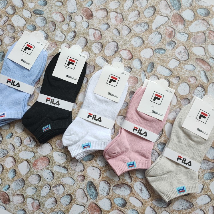 FILA *10 PAIRS* 85% cotton trend socks popular logo stylish comfortable sport socks for men and women
