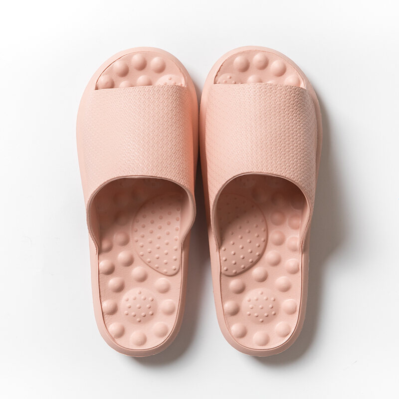 Home Sandals Men's Home Non-Slip Bathroom Bath Couple Indoor Platform Japanese Foot Massage Slippers Summer Women's