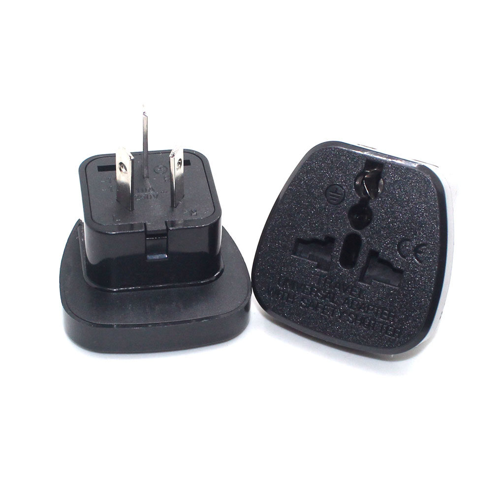 Australia New Zealand Travel Adapter 3-pins Electric Plug,Universal US/UK/EU Socket To AU NZ China Converter White/Black