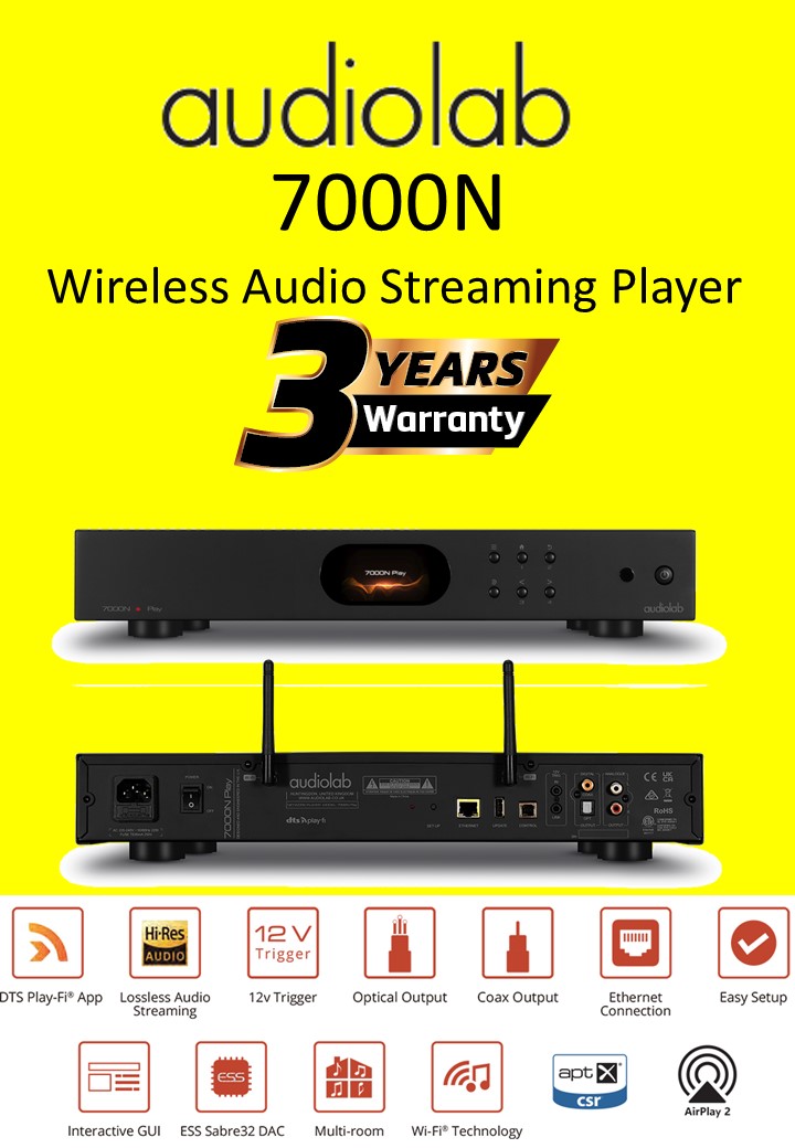 AUDIOLAB 7000N PLAY Wireless Audio Streaming Player