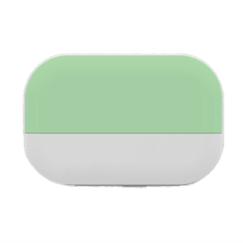Bluetooth 5.2 Speaker Wireless Bone Conduction Music Box Support TF Card Mini Stereo Player Under Pillow (Green)
