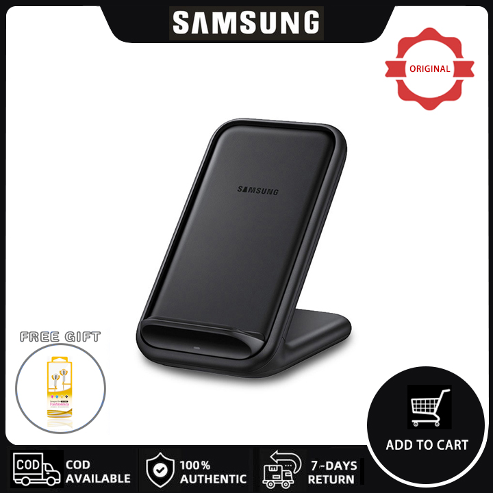 Original Samsung 15W Wireless Charger Stand Fast Qi Charge EP-N5200 For Samsung Galaxy S21 S20 NOTE 10 NOTE 10+ For Galaxy Devices and Apple iphone 8.8 Plus。X.XS.XS Max,XR