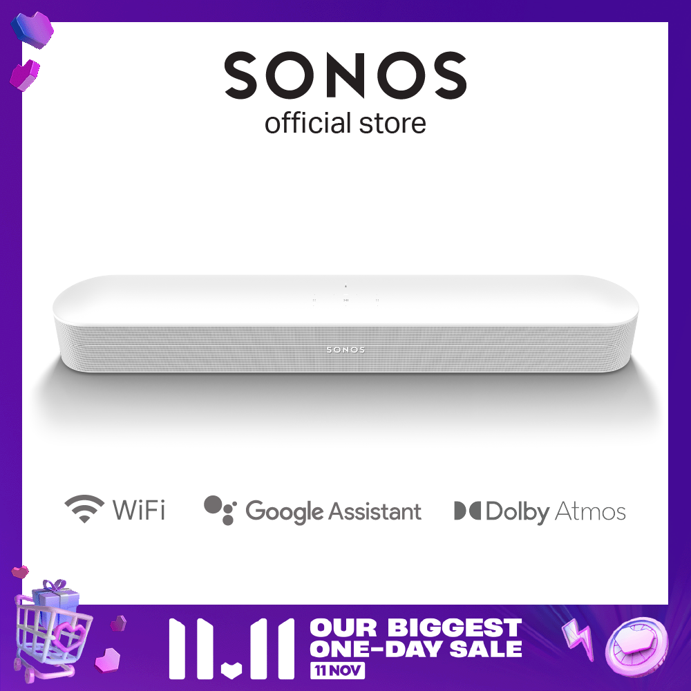 Sonos Beam (Gen 2) Soundbar With Dolby Atmos For Your Smart TV