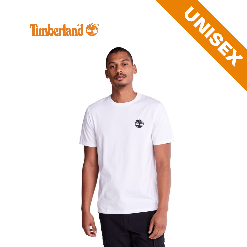 Timberland All Gender Back-Graphic T-Shirt White