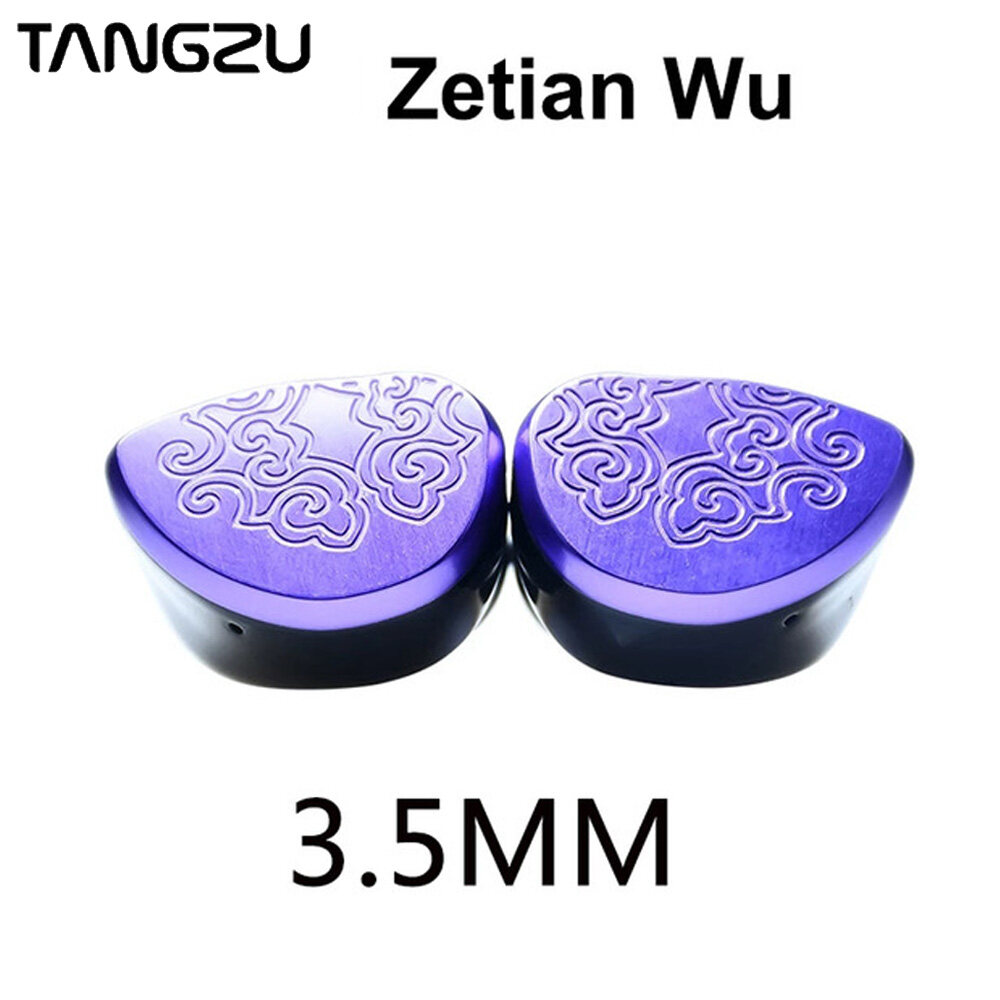 TANGZU Zetian Wu In Ear Earphone 16Ω 14.5mm Planar Driver Headphones 3.5/4.4mm Jack IEM HiFi Running Sport Earplug Headset 2PIN 0.78 Connector Earbuds For Mobile Phone MP3 Player