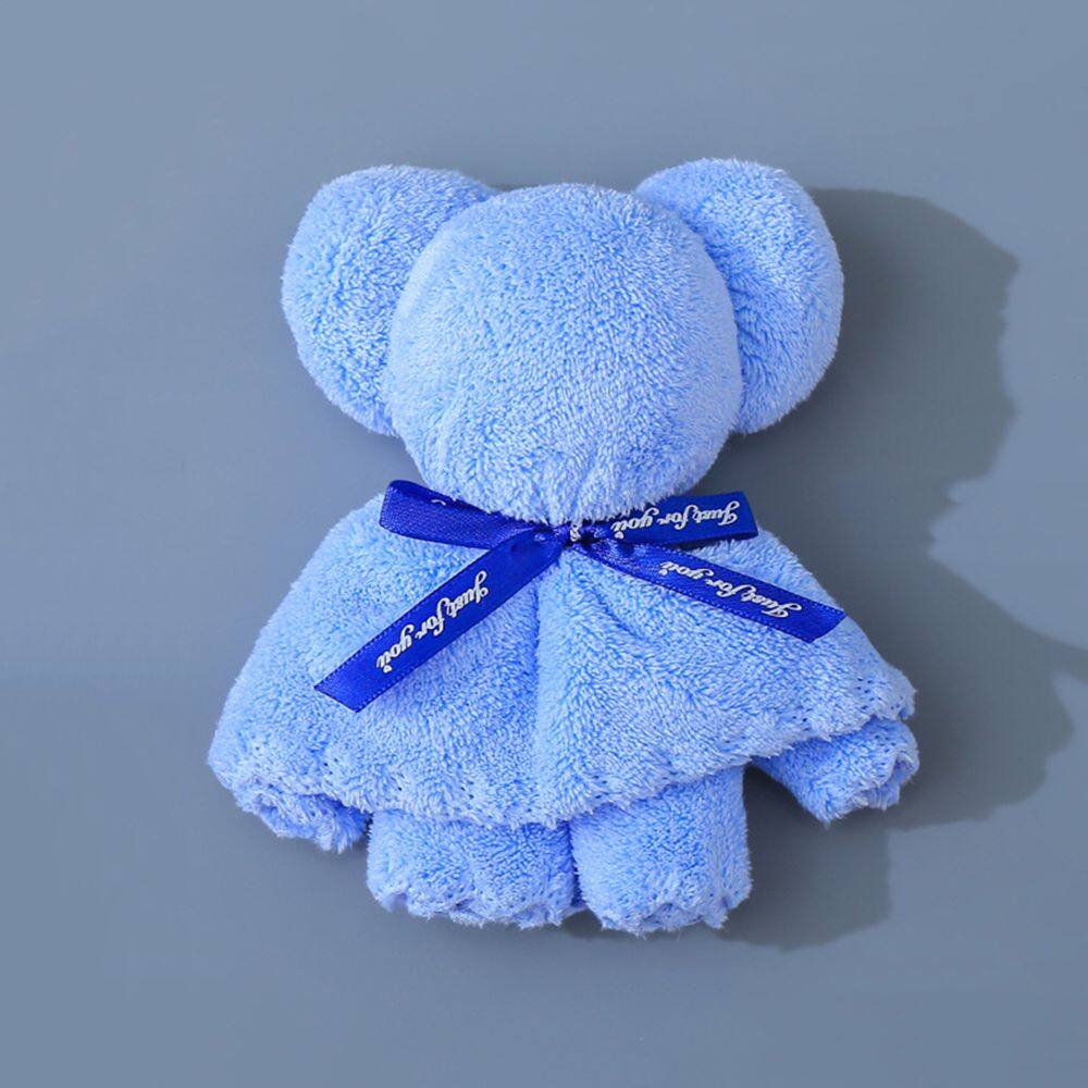 CHOCOL Bathroom Gift Valentine's Day Teachers Handle Bag Coral Fleece Wedding Face Towel Bear Towel Hand Towel Towels