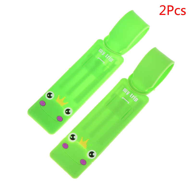 MH 2Pcs Luggage Tag Cover Travel Accessories Suitcase ID Address Holder Baggage