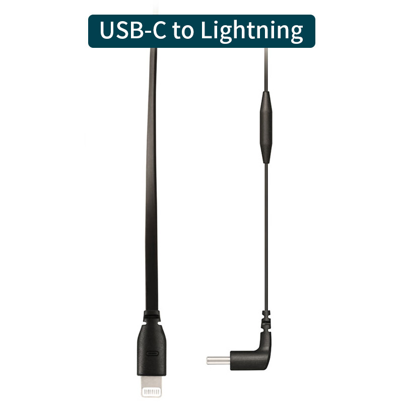 Rode Microphones SC15 USB-C to Lightning / SC16 USB-C to USB-C High-quality Shielded Patch Cable 300mm (11.8 in) Long
