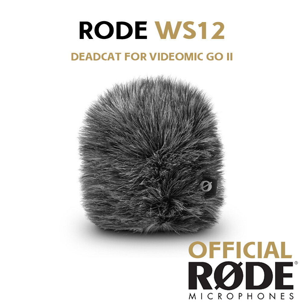 Rode WS12 Windshield Deadcat for Videomic GO II