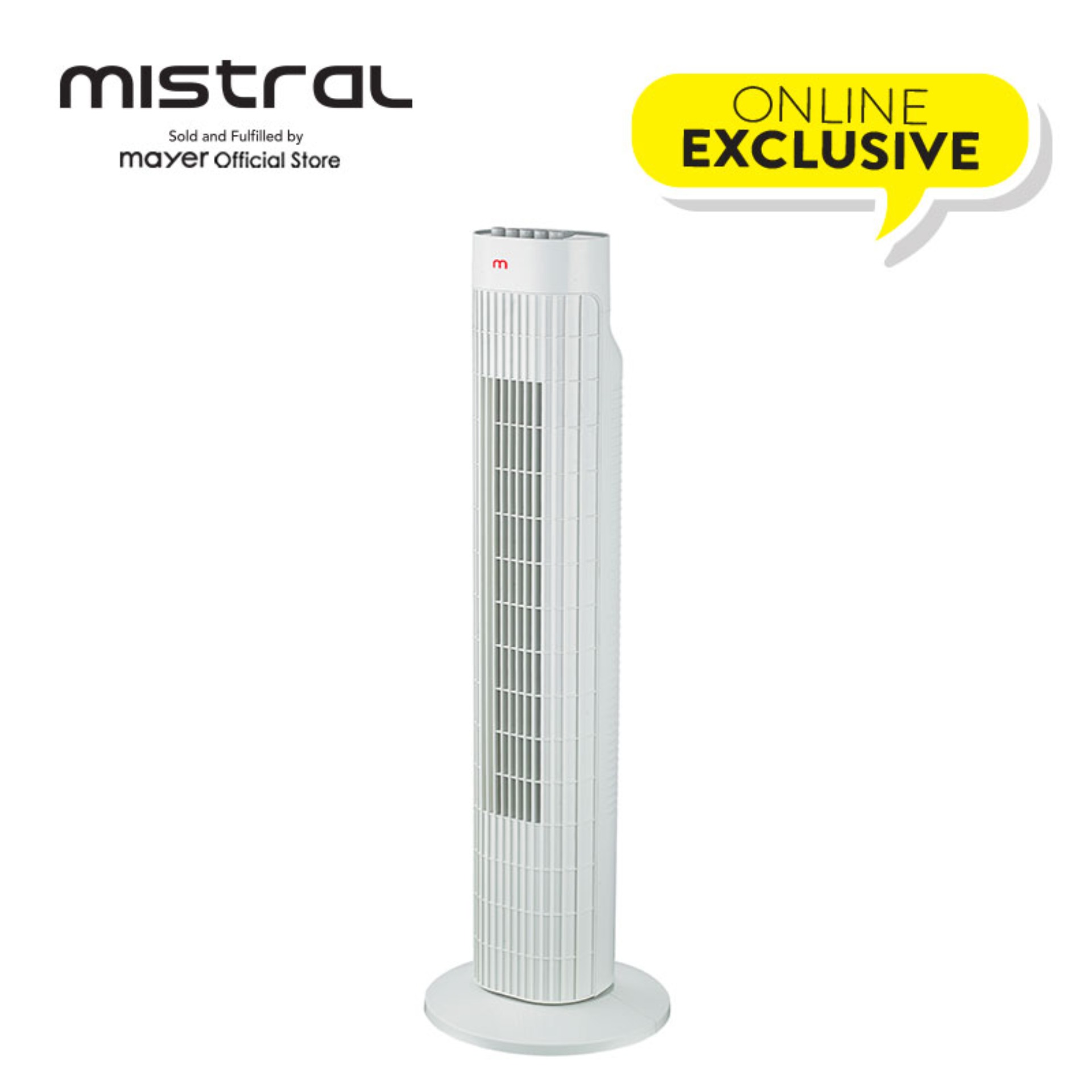 Mistral Tower Fan MFD300 / Oscillation/ Speed Selection/ Timer/ 3 Years Fan Motor Warranty