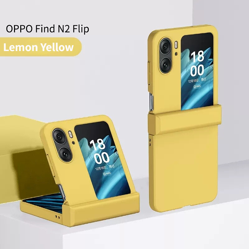 HOCE Candy Color Phone Cases For OPPO Find N2 Flip Find N2Flip Case With Hinge Protector Full Protection Solid Cover
