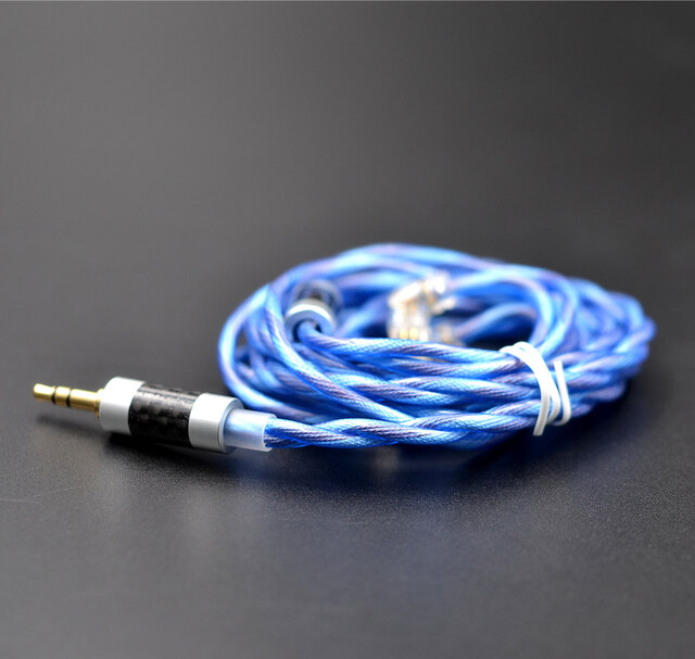 KZ Upgrade 498 Core Professional Headphone Cord 3.5MM Headset 0.75MM Gold Plated C Pin Wired Earphone Accessories ZAX ZS10 Pro