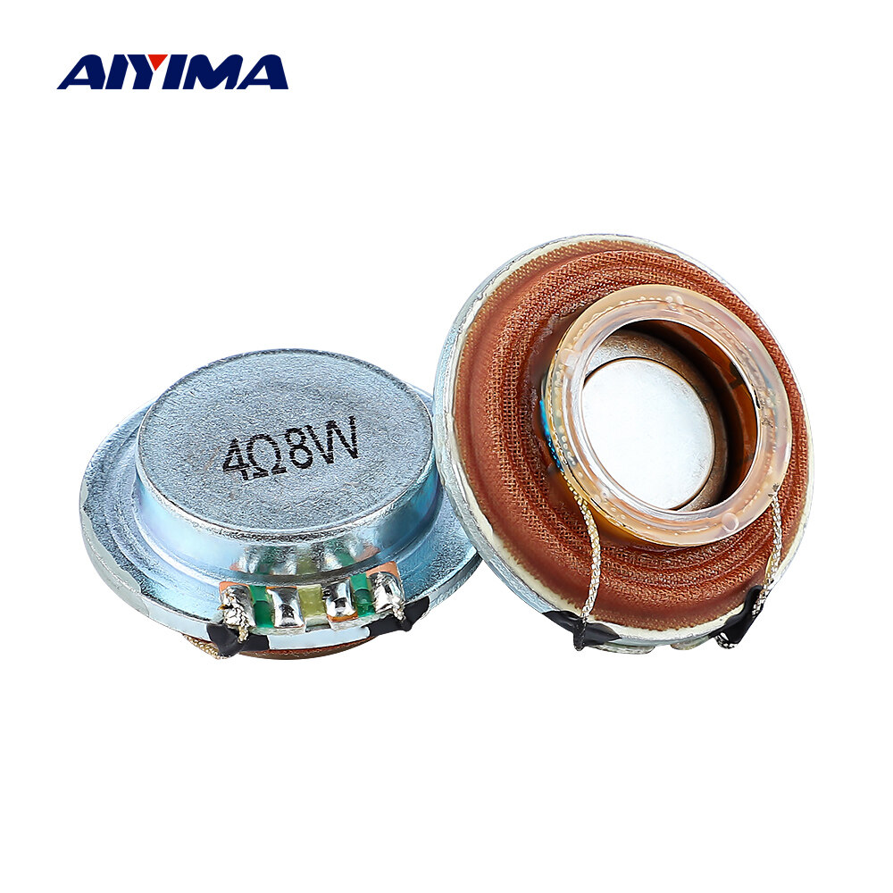 AIYIMA 2pcs 8 Watts 4 Ohms 35mm plane Vibration Speaker Resonance Speaker