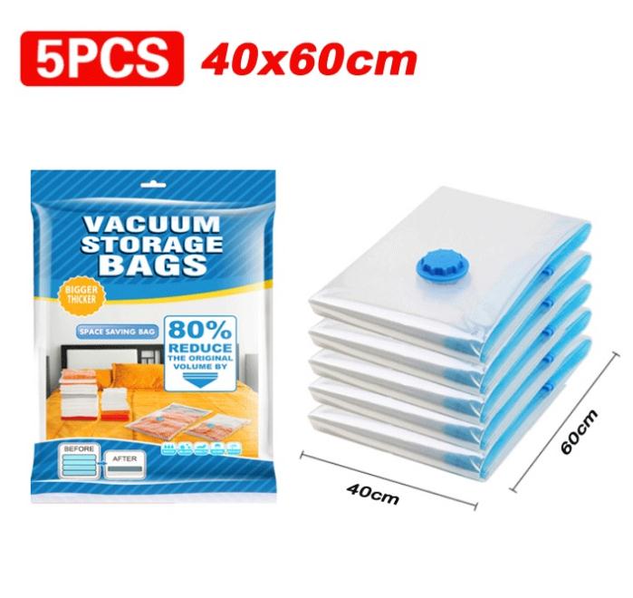Vacuum Bag Storage Reusable Vacuum Storage bag for clothes Seal Bag Space Saving Storage Bag Compression Bag Travel Storage Bag Air Pump