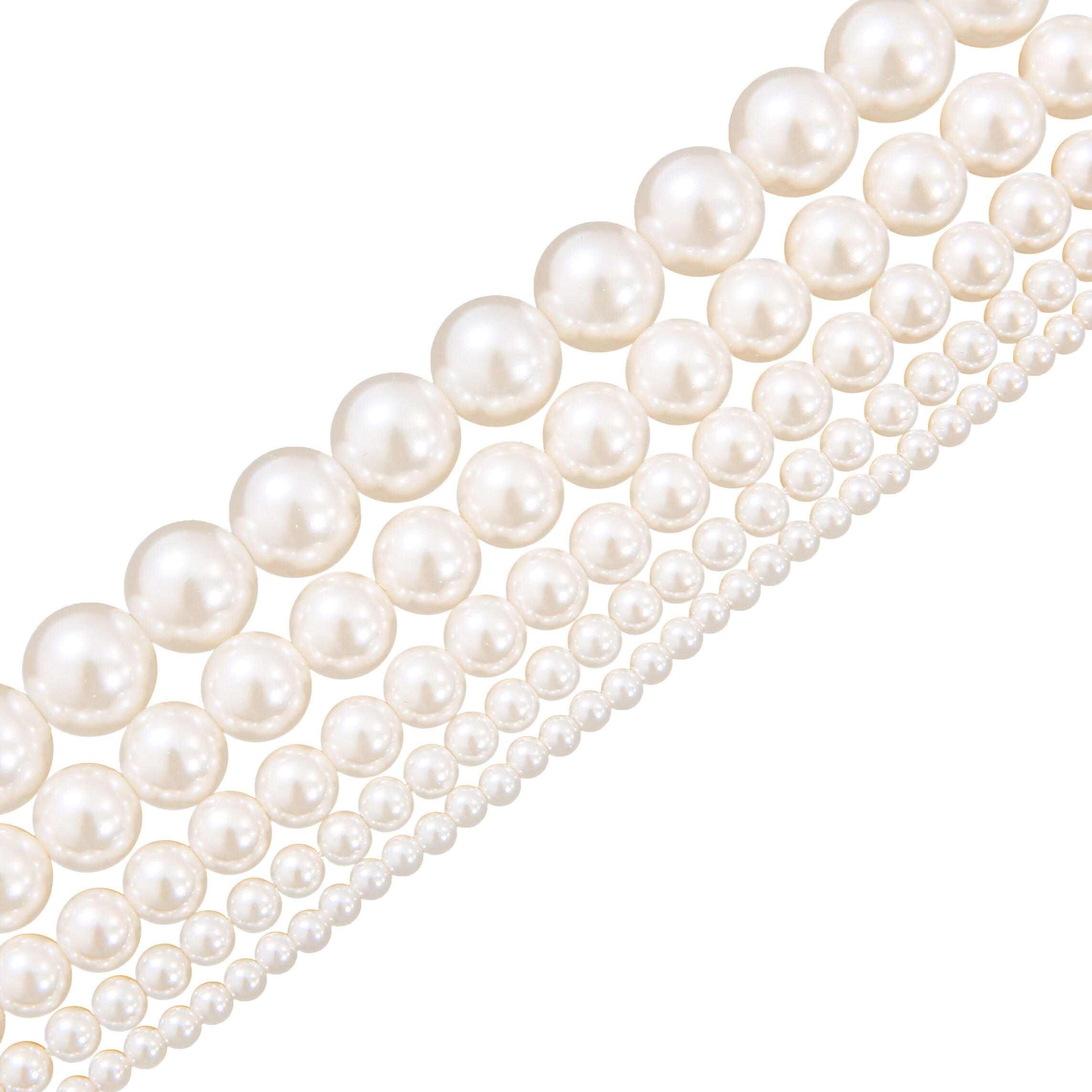 40-140pcs/Bag 3/4/6/8/10mm AAA High Quality Glass Pearls Beads Charm Loose Beads For Jewelry Making DIY Bracelet Earrings Necklace
