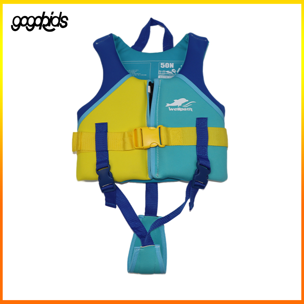 Gogokids Kids Swim Vest Boys Float Jacket Floation Swimsuit for Children Swimming Training Buoyancy Swimwear